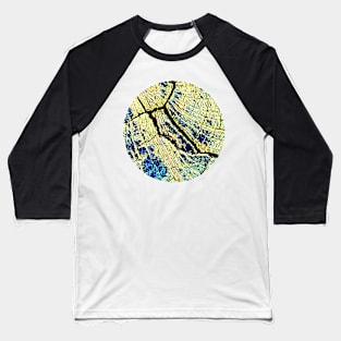 Golden Energetic Grid Baseball T-Shirt